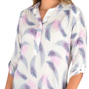 Rebecca Print 3/4 Sleeve Shirt Wrangler