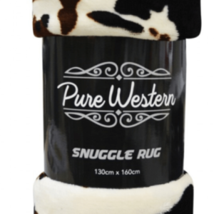 Cow Pattern Snuggle Rug Pure Western