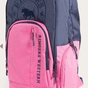Holtze Backpack Pink Navy RIngers Western